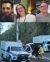 Divulgadas as identidades das pessoas mortas no acidente 