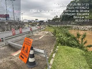 Trecho da beira rio será interditado para obra na segunda-feira 